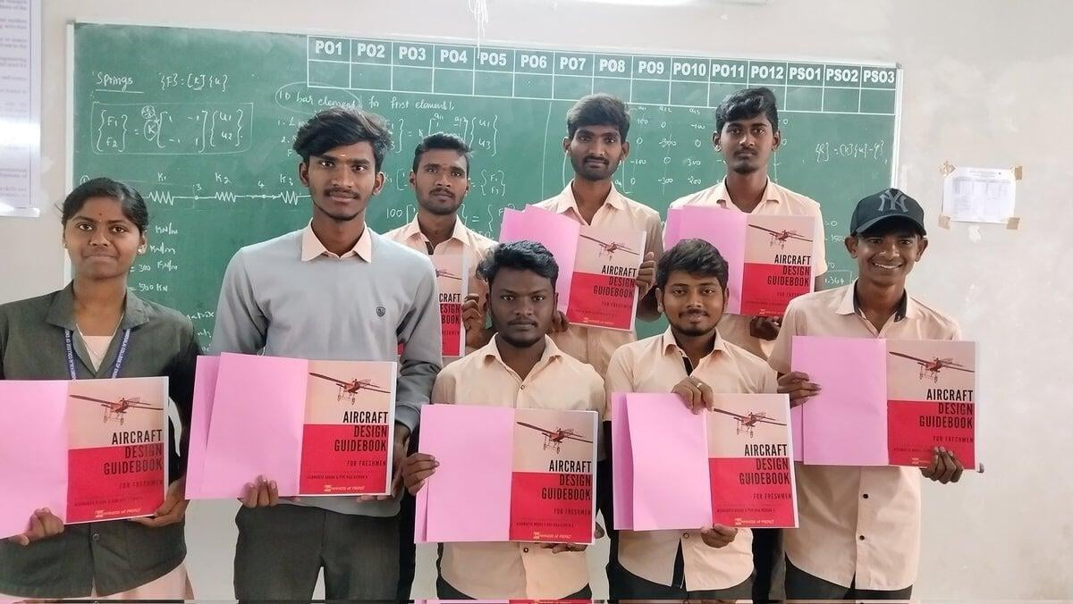 Inauguration of Aircraft Design book for freshmen